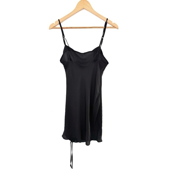 Free People | Intimately Be My Mini Slip Dress Black Size XS - Picture 6 of 9